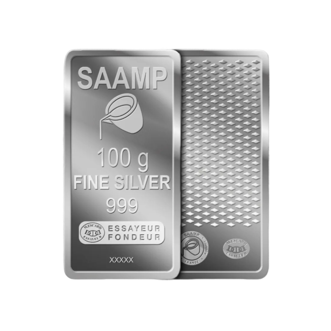 Lingot Argent 100gr