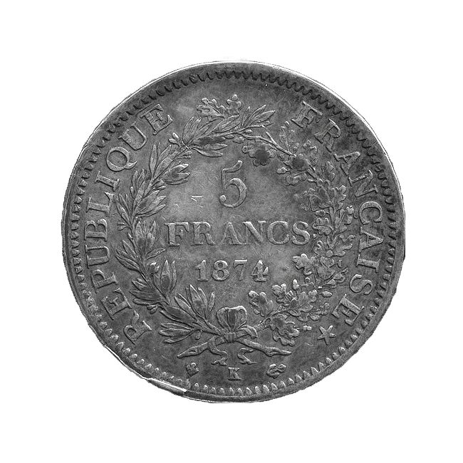 5 Francs Hercule en Argent (Ecu)