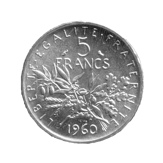 5 Francs Semeuse en Argent
