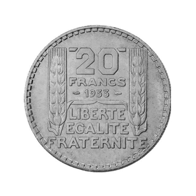 20 Francs Turin en Argent